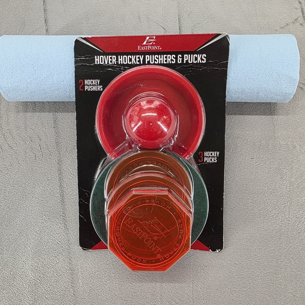 Air Hock & Pushers Set Red 2 Pusher's 3 Pucks EastPoint Sports New In Package